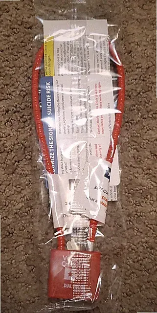 BIKE or GUN LOCK Metal Cable with 2 Keys