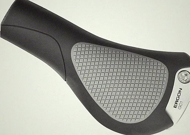 GC1 Bike Grips | Ergonomic Comfort, Secure Lock-on | Designed for Curved Handleb
