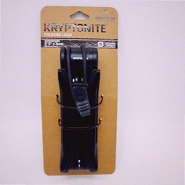 Kryptonite Folding Lock 2' 9" Bike Lock with Level 3 Security Includes 2 Keys