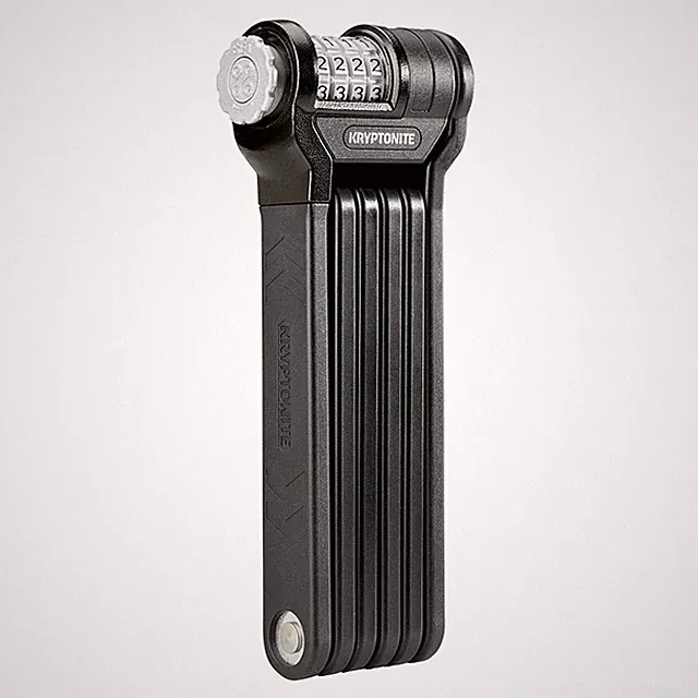 Kryptonite Keeper 585 Combo Folding Lock 85cm 3mm Black # 2 Keys Included