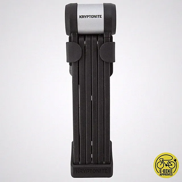 Kryptonite Kryptolok 610 S Folding Lock 100cm 5mm Black Includes 2 Keys