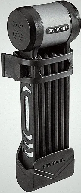 Kryptonite KryptoLok 685 Folding Lock: 85cm 5mm Black 2 Keys Included