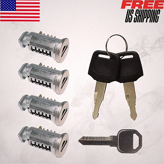Lock Cores For Thule Roof Racks Components Includes 4 Cores 2 Keys 4PK