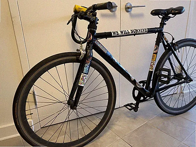 Single Speed Road Bike Brand: "Unknown" Bike Lock Included...!