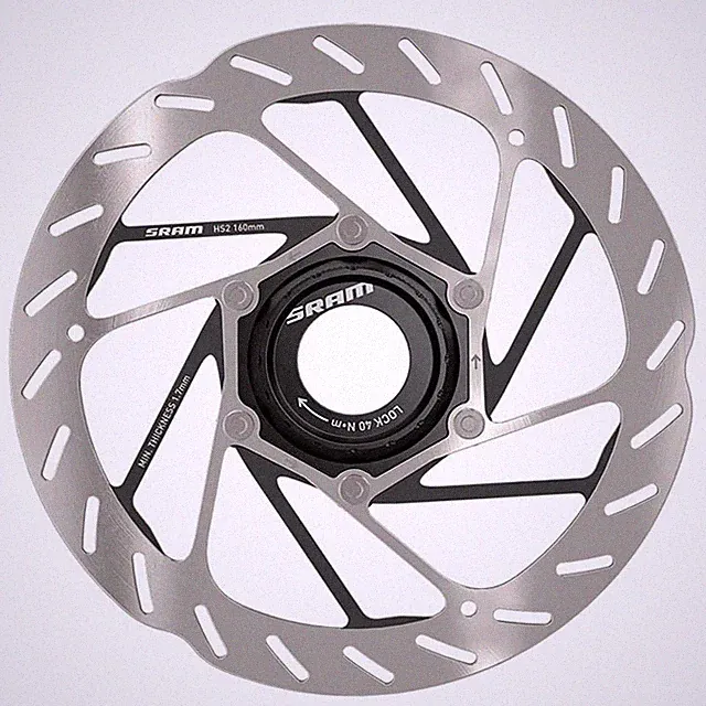 Sram Hs2 200Mm Mtb Disc Brake Rotor Thicker 2Mm Lockring Included