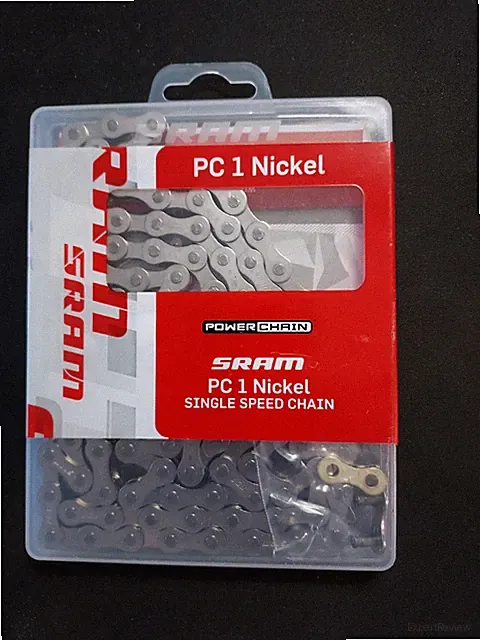 Sram Pc-1 Nickel Single Speed Chain SNAP LOCK connector included 1/2"x1/8" NEW