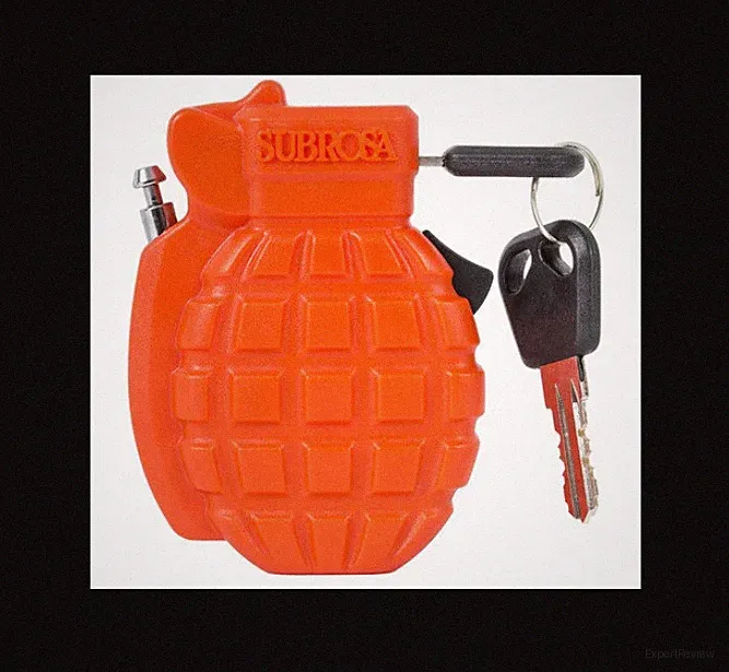 Subrosa Bicycle Lock, Oldschool GT BMX SE ORANGE COMBAT LOCK NEW